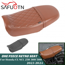 CL250 CL300 CL500 Ein Stück Retro Sitzkissen Für Honda CL SCL 250 300 500 2023 2024 Vorne Fahrer Hinten Beifahrer Sitzbezug