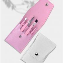 Augenbrauen-TPrecision-Pinzette für Augenbrauen mit gebogenem Gewichtsset, 6-teiliges Pinzetten-Set für Frauen, Schere für eingewachsene Haare