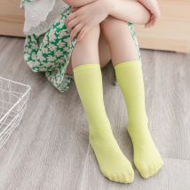 Jungen Mädchen Frühling Sommer Süßigkeiten Farbe lange Socken Dünn schnitt Kind wilde Mode niedlichen Rohr Säugling Schüler Kinder Strümpfe