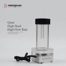 SysCooling Wasserkühlerpumpe, 12 V, PC-Wasserkühlungsreservoir mit 130 mm Tank, Wasserkühlung, DIY-Flüssigkeitskühlung zum Drucken