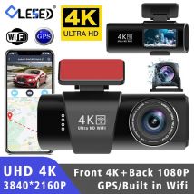 UHD 4K 3840*2160P Auto DVR WIFI GPS Mini Dash Cam Kamera Dual Objektiv Dashcam Registrar black Box Video Drive Recorder Nachtsicht