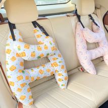Verhindert das Schiefen des Kopfes, des Rücksitzes beim Schlafen, Komfort beim Fernreisen, Kinder-Auto-Nackenkissen mit Sicherheitsgurt, Sicherheits-Schlafhilfe