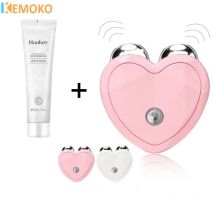 NUOVO dispositivo di bellezza micro corrente mini rullo portatile per il lifting del viso massaggiatore dimagrante EMS contorno delicato rassodante cura del viso
