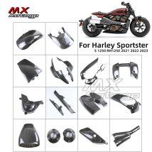 Completa In Fibra di Carbonio Per Harley Sportster S 1250 RH1250S 2021-2024 Moto Serbatoio Sedile Parafango Carenatura Kit Guardia Cowl Accessori