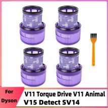 Filtr do odkurzacza bezprzewodowego Dyson V11 V15 SV14, filtr zmywalny, część zamienna nr 970013-02