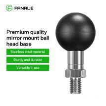 FANAUE Motorrad Rückspiegel Kugelkopfhalterung 25mm Kugelkopf Basisverlängerung M8M10 Universal Kugelkopfschraube