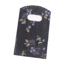 Stripe Small Plastic Gift Packaging Bags Rose Flower Mini Sachet Plastique Bonbon Gold Polka Candy Storage Bags 50pcs 9*15cm
