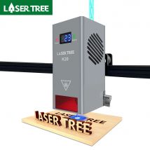 LASER TREE Testa laser a potenza ottica da 20 W con modulo a diodi compresso a 4 raggi Air Assist per macchina da taglio per incisore CNC Strumento fai da te