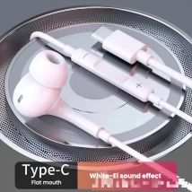 1.2M Wired Headphone Headset Eraphone Hifi Earplugs Fully compatible with digital chips Sport Earbuds Type C