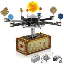 1469 stücke acht Planeten und Sonne Bausteine Raum Sonnensystem Galaxien Ziegel Wissenschaft Experiment Spielzeug für Kinder Geschenk
