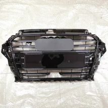 Für audi a3/s3/sline acc style abs schwarz vordere Stoßstange Motor grill Mesh Guard Autozubehör