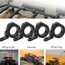 Lichtleistenhalterung für ATV – für Nebel-LED und Fahrlichter. Passend für 0,75"-1,5" Stangen, ATV-Motorrad-Lichtleistenhalterung, Rohrklemme