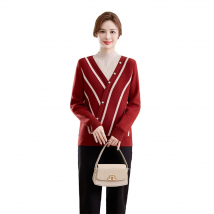 Women's Casual Bottomed Sweater Patchwork Velvet Thick Fashion Sueter Jumper Half High Collar Fake Warm Knitted Pullover