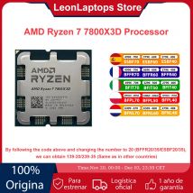 Processore AMD Ryzen 7 7800X3D R7 7800 x3d processore CPU 8-Core 16-Thread a 5.0 GHz 5NM 96M Socket supporto scheda madre AM5 X670/B650