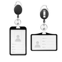 Student einziehbare Abzeichenrolle Ausweishalter Abdeckung Fall Krankenschwester Abzeichen Lanyards Mode Metall Kartenhalter Set für Frauen Männer