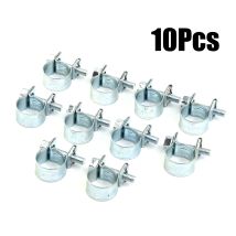 10pcs Fuel Line Hose Clips Nut And Bolt Fuel Line Clamps Petrol Pipe Diesel Small Clamp Fittings Fixing Tools