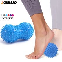Palla per massaggio ai piedi con sfera di arachidi, palla per massaggio appuntita per terapia dei punti trigger, massaggio dei punti profondi, fascite plantare, sollievo dal dolore al collo