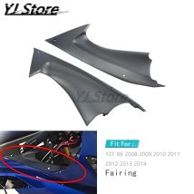Passend für Yamaha YZF R6 2008 2009 2010 2011 2012 2013 2014, Motorrad, unlackiert, schwarz, ABS-Luftkanal-Seitenteile, Verkleidungsabdeckung