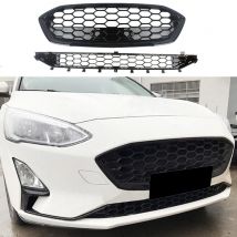 Auto vorne & unten Kühlergrill Stoßstange Grill Wabe für Ford Focus 2019 2020 2021 2022