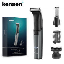 KENSEN S15 Rasoio elettrico Lama bifacciale IPX6 Rasoio impermeabile Ricaricabile Barba Trimmer 2 in 1 Rasoio elettrico per il corpo per uomo