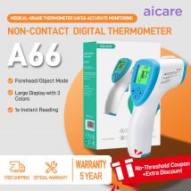 Aicare Digital Thermometer Electronic Non-Contact Medical Infrared for Baby Adults Body Medical Thermometer Home Fever Monitor