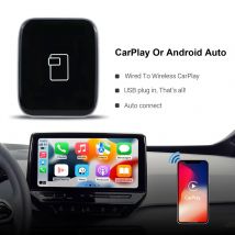 Adaptador USB para Apple Carplay AI Box, miniadaptador 2 en 1 con WIFI, Bluetooth, 2,4G y 2024, con cable a inalámbrico, Android, 5,8