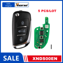 5-teilige kabellose Fernbedienung der XHORSE XNDS00EN XN-Serie für VW Typ Smart Key, englische Version