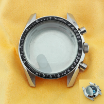Cassa VK63 Moon Case per Orologio 39.7MM in Metallo con Motivo Lunare sul Retro, Cassa Cronografo VK63 Compatibile con Speed Master, Cassa VK63, Cassa VK64