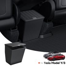 YZ Für Tesla Modell 3Y Highland Juniper Rücksitz-Aufbewahrungsbox Organizer Auto Mittelkonsolenbehälter Rücksitz Mülleimer Müllsack