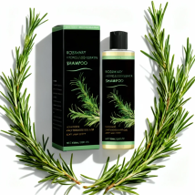 Shampoo naturale al rosmarino Spessore dei capelli Perdita Nutriente profondo Cura del cuoio capelluto Rafforzare la riparazione Controllo dell'olio danneggiato per uomini e donne