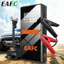 Arrancador de batería de coche 1200A, Banco de energía portátil, bomba de aire de 150PSI, batería de coche, refuerzo de emergencia, dispositivo de arranque, arrancador de coche 2025