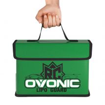 OVONIC Lipo Safe Bag Ignifugo a prova di esplosione Borsa di grande capacità Borsa sicura per ricarica e conservazione
