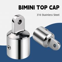 Tappo superiore AndyMarine Bimini Tappi superiori in acciaio inossidabile 316 Accessori per barche hardware marino Estremità dell'occhio superiore Bimini