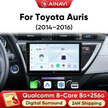 Ainavi Auto Radio Für Toyota Auris 2013 2014 2015 2016 E160 E170 Corolla Drahtlose Carplay Android Auto Auto Multimedia Player 2DIN