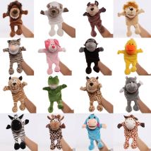 30 cm Cartoon Tier Hand Fingerpuppe eltern-kind-Spiel Plüsch Spielzeug Puppe Löwe Elefant Deer Tiger Hund Schwein spielzeug Kinder Geschenke