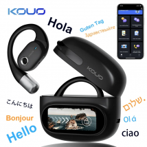 Wireless Bluetooth 164 Languages Translator Headphones Instant Voice Real Time Translation Earphones HiFi Earbuds Lifetime Free