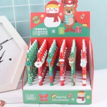 36 teile/los Weihnachten Santa Claus lösch bare Gel schreiber zum Schreiben von Schneemann 0,5mm schwarze Tinte neutraler Stift Kinder Geschenk Schul bedarf