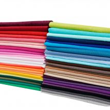 50 Stück 25 x 25 cm/10 x 10 cm Quadrate Baumwolle Handwerk schlichte Stofftücher für DIY Bündel Patchwork Quilten Nähen Scrapbooking Artcraft