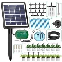 Inteligentny zestaw do nawadniania słonecznego 6V 2W z wbudowaną baterią 1800mAh Nawadnianie roślin doniczkowych DIY Urządzenie do nawadniania czasowego