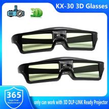 KX30 3D-Brille DLP-LINK Active Shutter Universal für Xgimi Z4X(H1/Z5 Optoma Sharp LG Acer H5360 Jmgo BenQ w1070 Projektoren
