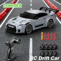 Samochód RC Drift 1/24 4WD zdalnie sterowany, elektryczny model pojazdu, szybki samochód wyścigowy dla dzieci, chłopców, prezent na Boże Narodzenie