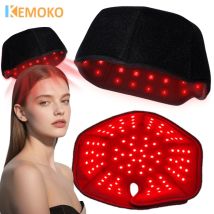 KEMOKO Red light & Near Infrared Therapy Cap for Hair Growth 660nm 850nm LED Hat Anti Hair Loss Helmet Oily Natural Device