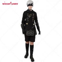 Micro kostüme Unisex Nr. 9 Typ s 9s Cosplay Kostüm mit Tasche Handschuhe Augenklappe für Männer