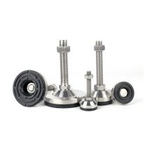 Soporte de equilibrio antideslizante de acero inoxidable, copa de pie, pie fijo ajustable de alta resistencia para muebles de maquinaria industrial, 4 Uds.