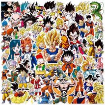10/30/50pcs Classico Giappone Anime Dragon Ball Adesivi Per Bambini Decalcomanie Giocattolo FAI DA TE Del Computer Portatile Bottiglia di Acqua Del Telefono Fresco Del Fumetto Son Goku adesivo
