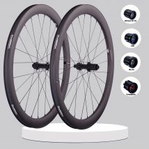 CSC 54T Cricchetto XDR Microspline N3W Ruota per bici in carbonio Ceracing bear 35/38/40/45/50/58mm Set di ruote in carbonio per bicicletta da ghiaia