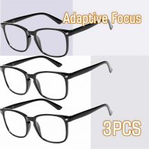 1/3 Stück Autofokus-Lesebrille, leichter PC-Rahmen, Unisex-Design |   Ideal für den Computergebrauch und perfekte Geschenkauswahl