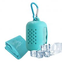 Quick Drying Microfiber Towel Sports Running Outdoor Camping Towel Portable Fitness Gym Towel Yoga Beach Travel Silicone Bag