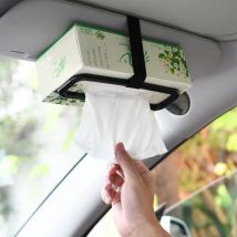Auto Tissue Rack Clip Für Auto Universal Sonnenblende Serviette Box Sitz Zurück Tissue Halter Auto Innen Elastische Hängende Papier Abdeckung