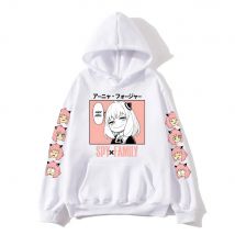 Anya Anime Spy X Family Felpe con cappuccio Kawaii Cartoon Felpa da uomo/donna Top Harajuku Felpa con cappuccio unisex per coppia Plus Fashion Streetwear